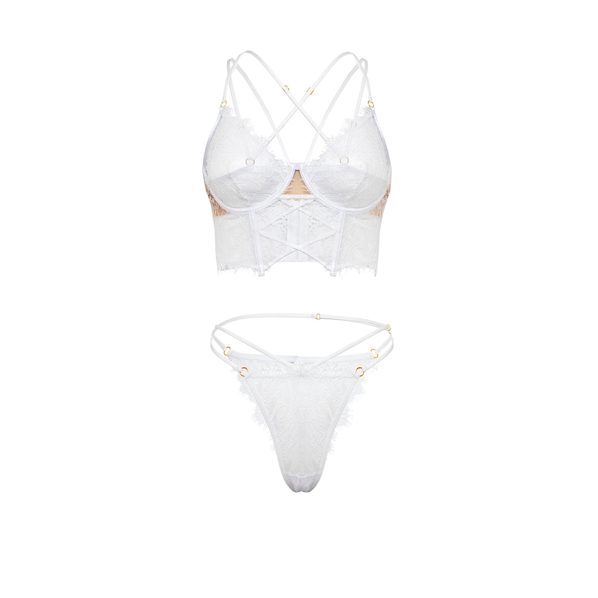 BUSTIER & BRAZILIAN SET BOOK A SHADE
