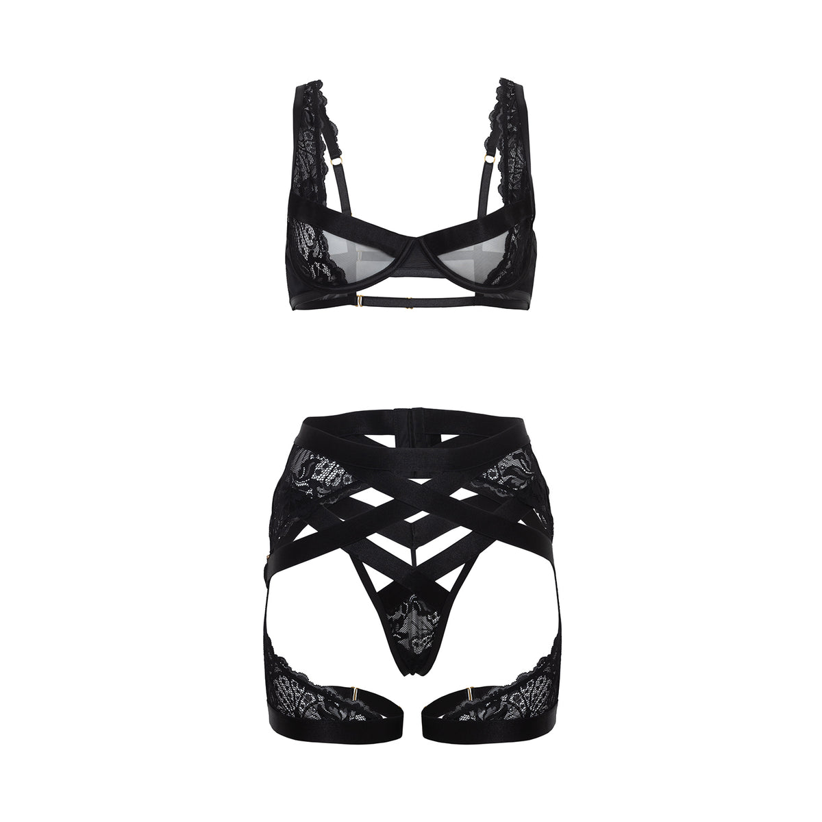 Gabrielle 3 Piece Bra Set