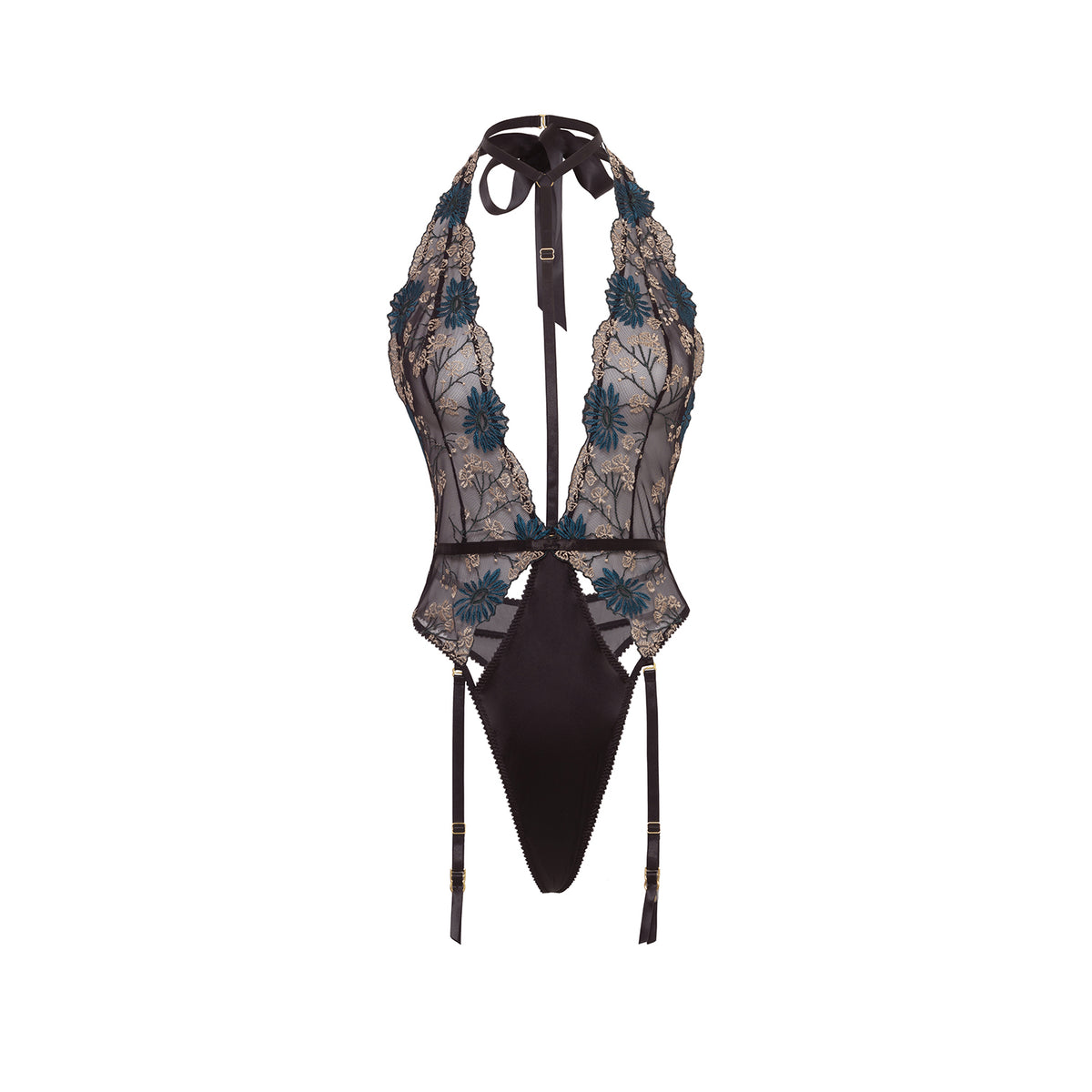 Blue Yandy Alani Lace Harness Teddy – Oh La La Cheri